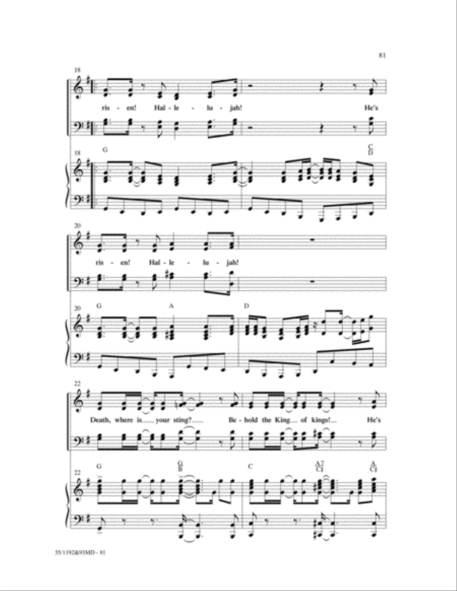 The Lamb 4-Part scores gallery preview page 52