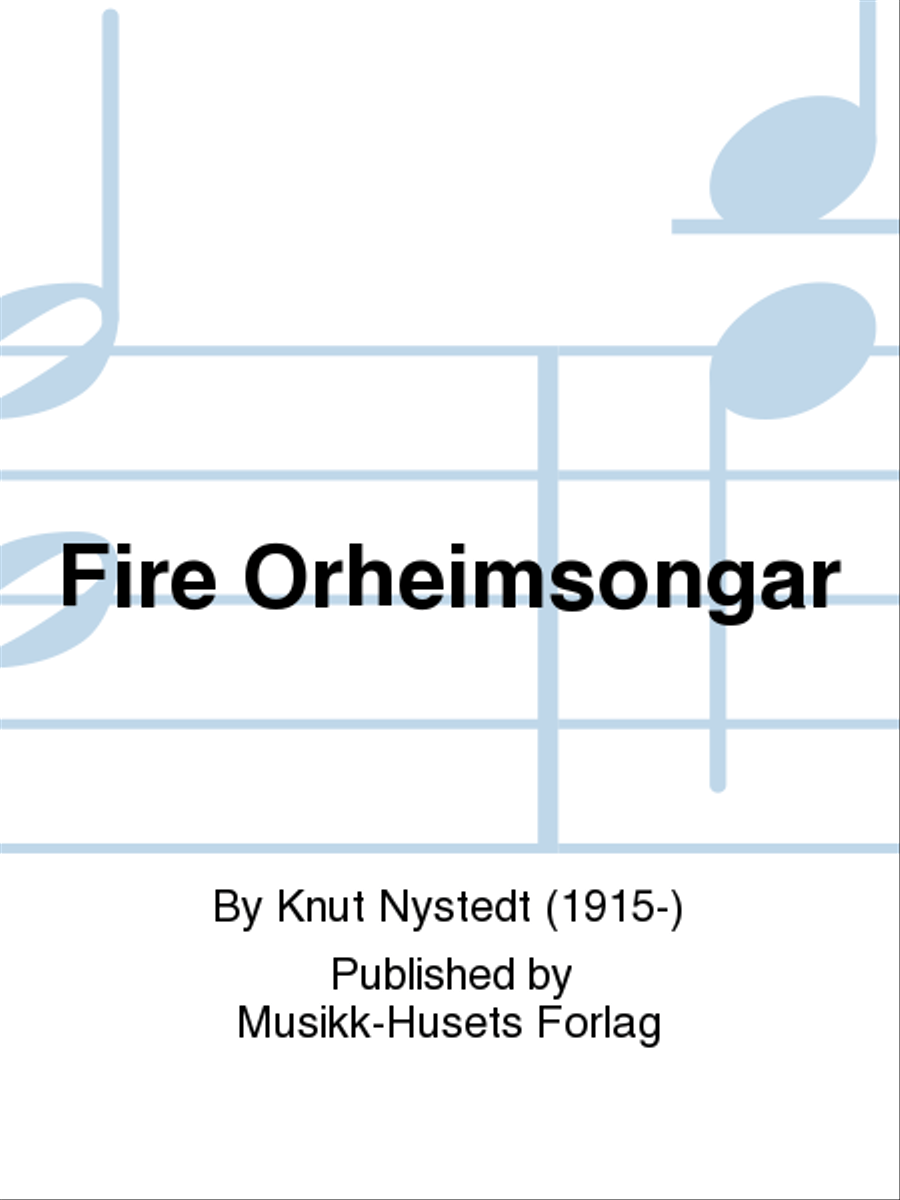 Fire Orheimsongar Voice Solo scores gallery preview page 1
