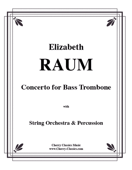Concerto for Bass Trombone with Piano Accompaniment