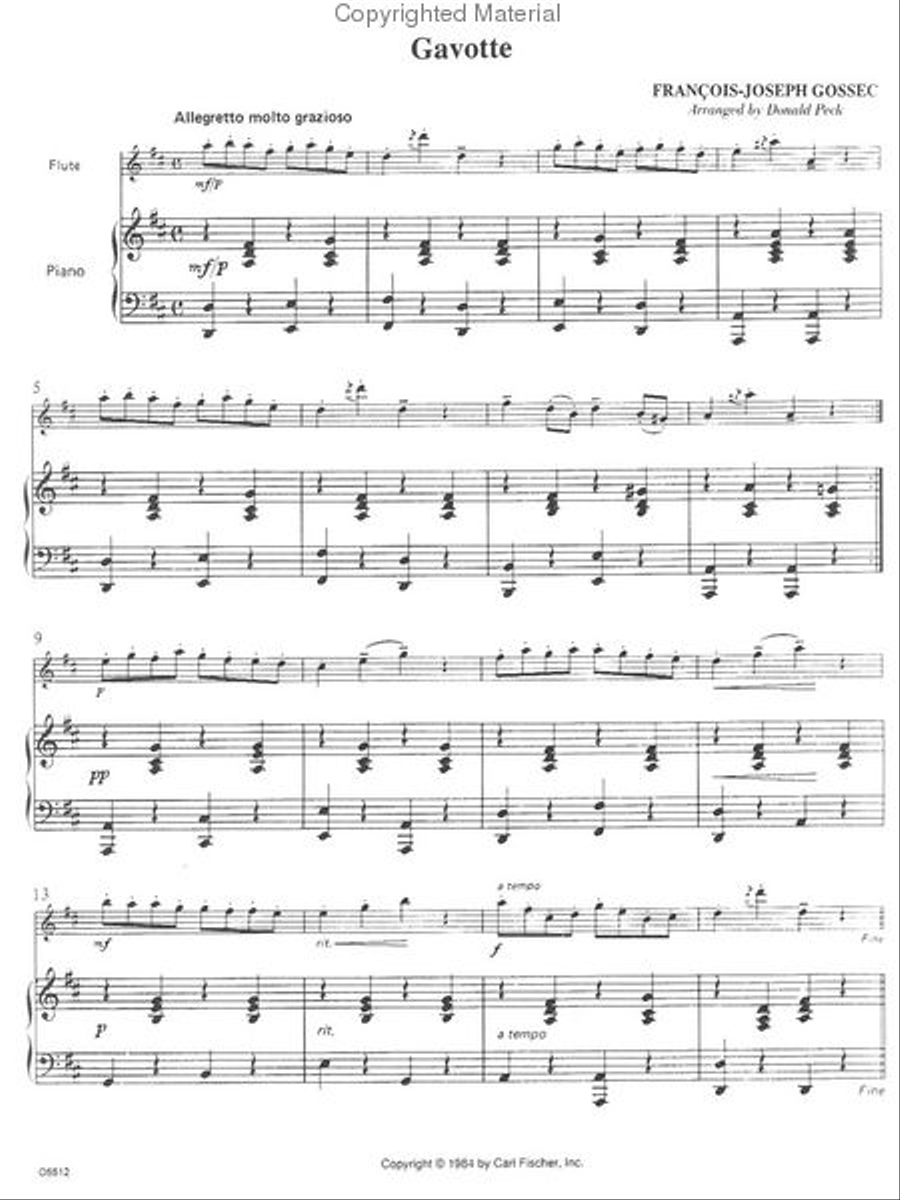 Festival Performance Solos - Flute Volumes 1 & 2 (Piano Accompaniment) Flute Solo scores gallery preview page 2
