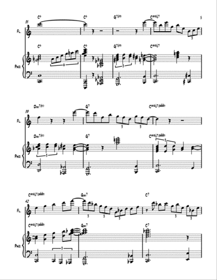 April In Paris Flute Solo scores gallery preview page 5