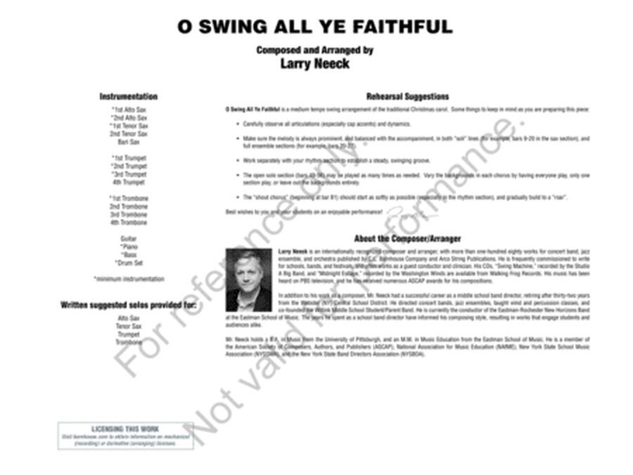 O Swing All Ye Faithful image number null