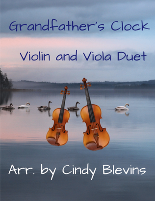 Book cover for Grandfather's Clock, for Violin and Viola Duet
