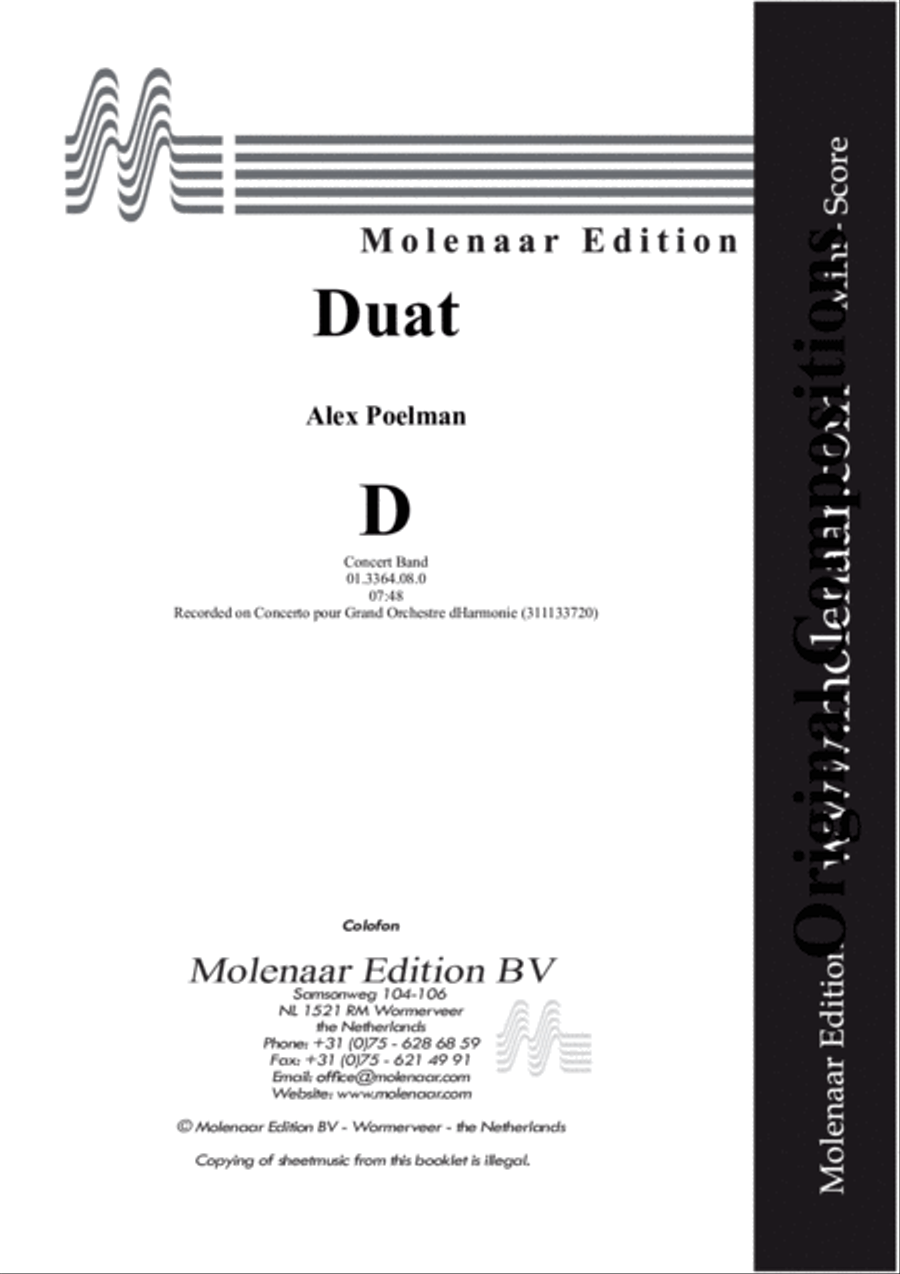 Duat Concert Band scores gallery preview page 2