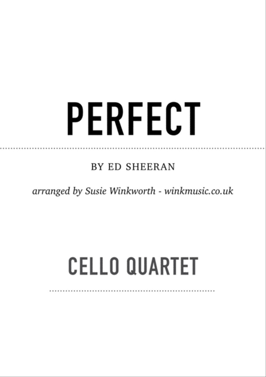 Perfect String Quartet scores gallery preview page 1