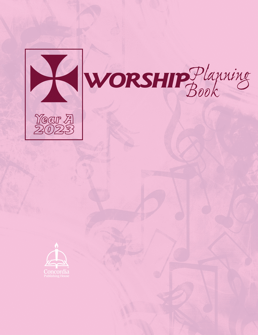 Worship Planning Book: Year A 2023 Sacred scores gallery preview page 1