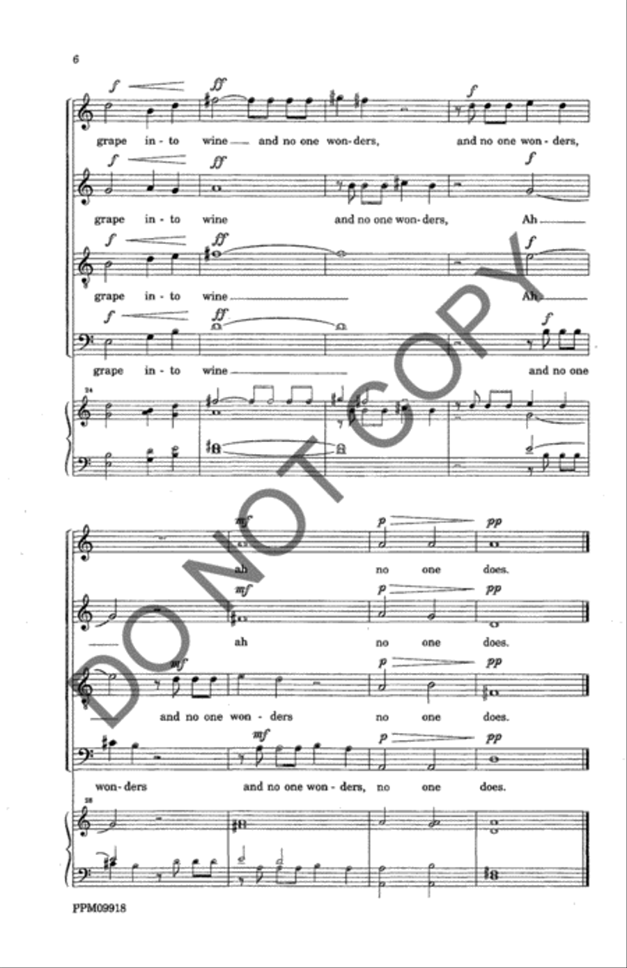 Miracles Miracles 4-Part scores gallery preview page 9