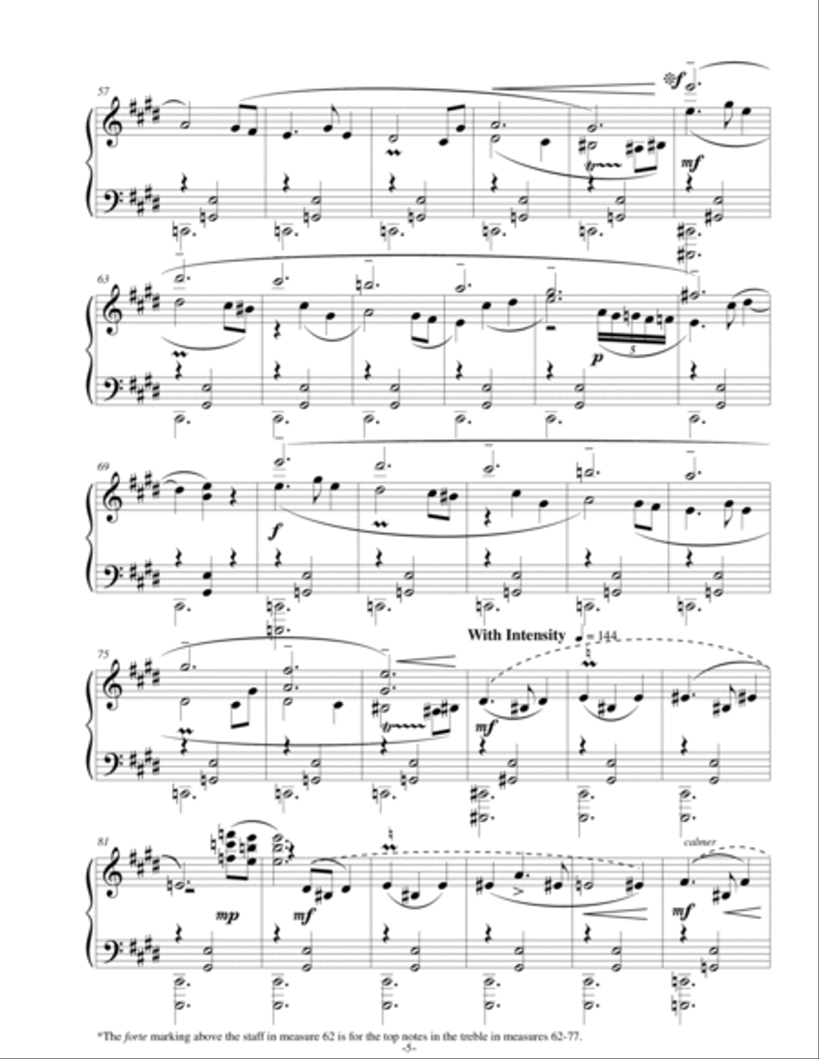 Three Preludes for Solo Piano - Opus 13 Piano Solo scores gallery preview page 5