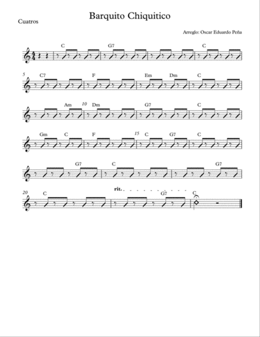Barquito Chiquitico Small Ensemble scores gallery preview page 3