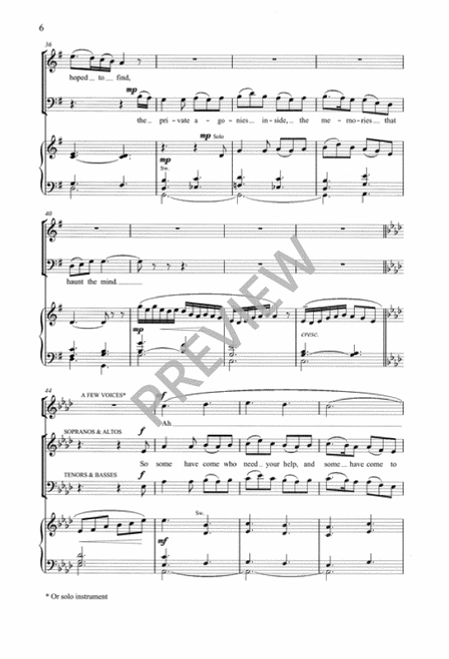 We Cannot Measure How You Heal 4-Part scores gallery preview page 7