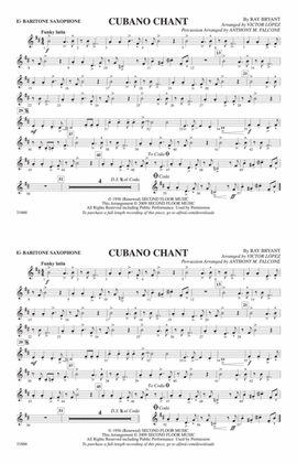 Cubano Chant: E-flat Baritone Saxophone