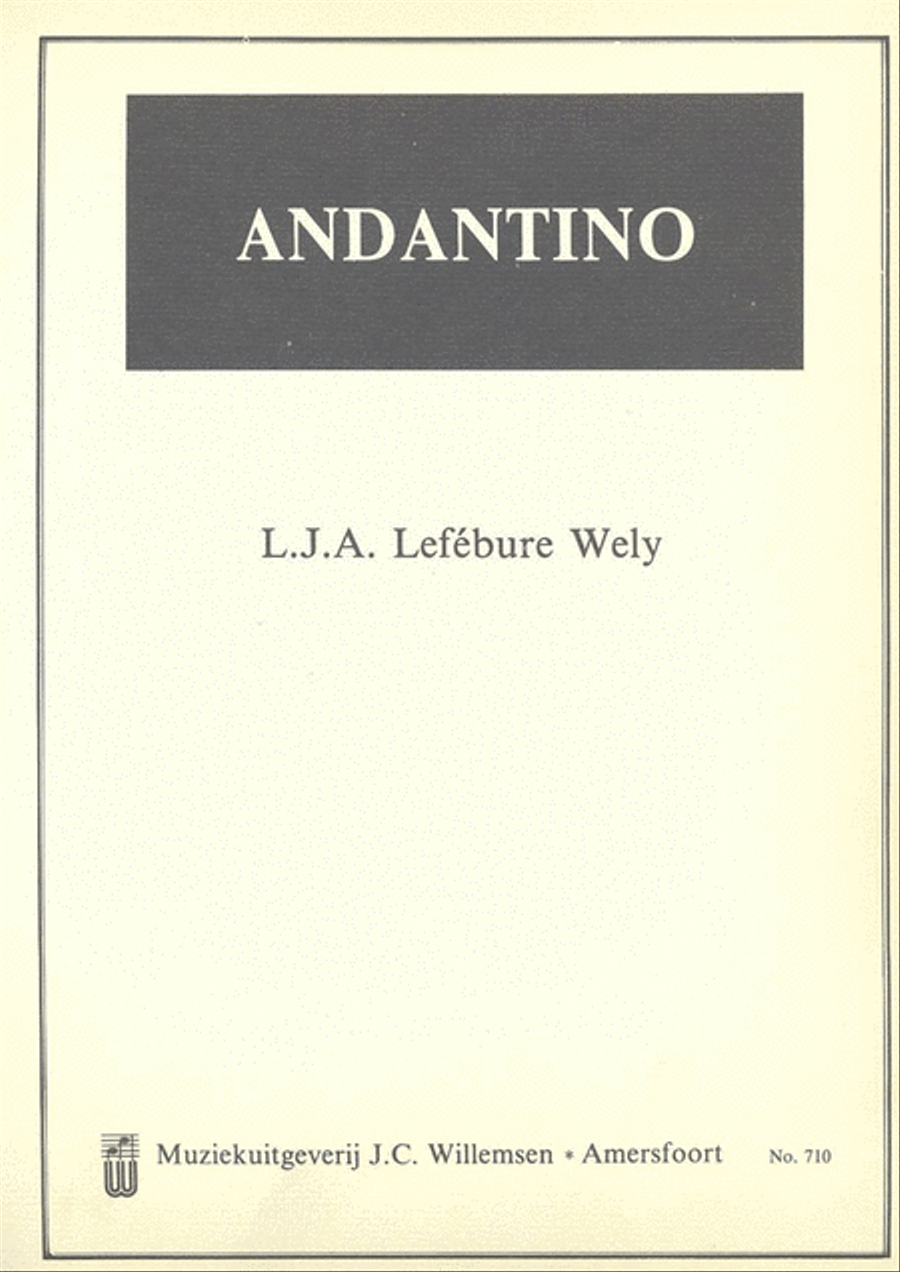 Andantino Andantino Organ scores gallery preview page 1