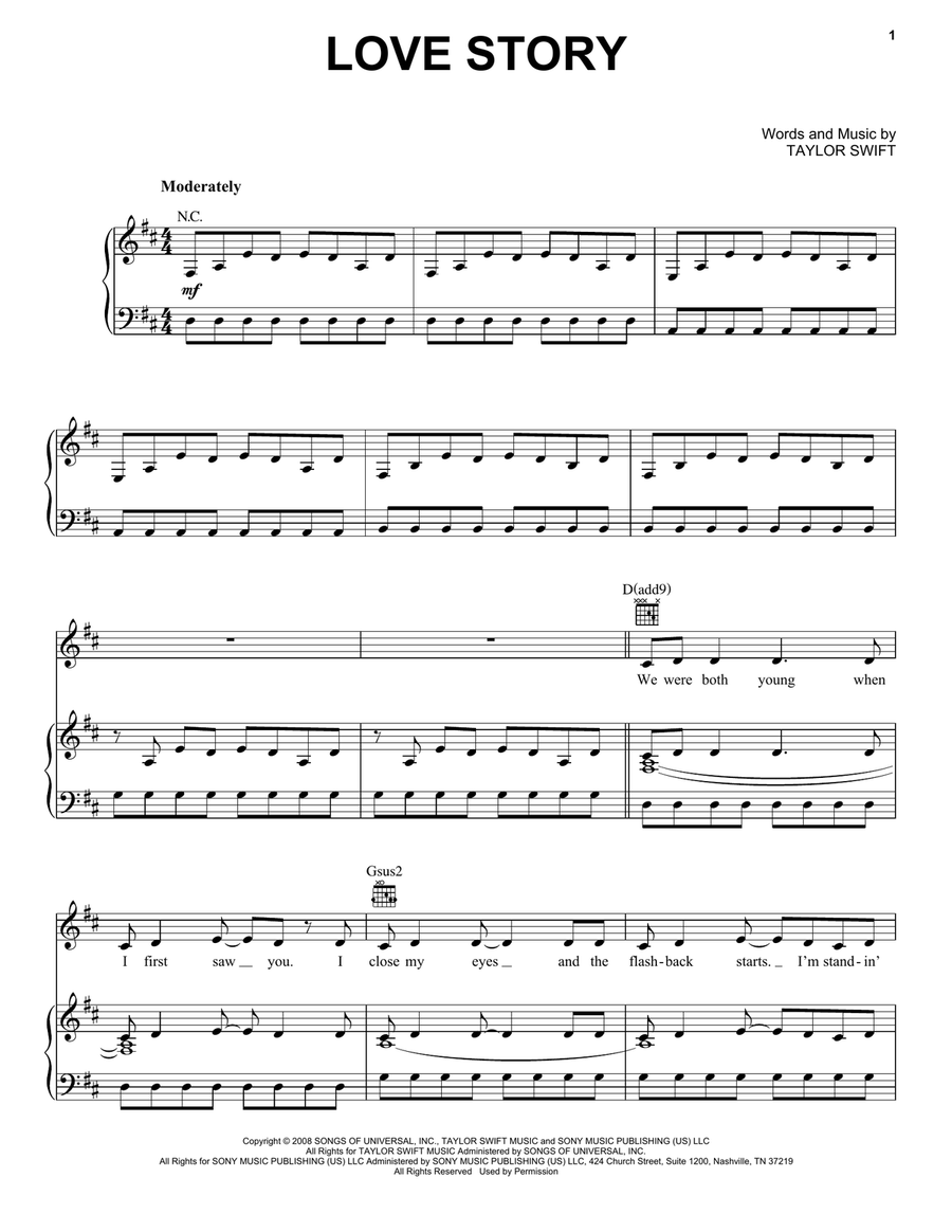 Love Story Love Story Acoustic Guitar scores gallery preview page 1
