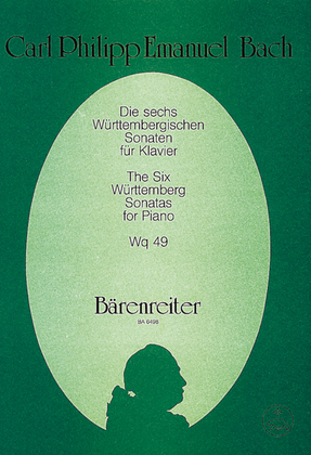 Book cover for Die sechs Wurttembergischen Sonaten Wq 49