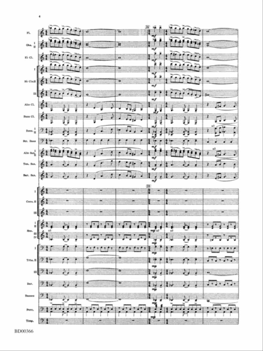 Rhythm of the Winds: Score Concert Band scores gallery preview page 4
