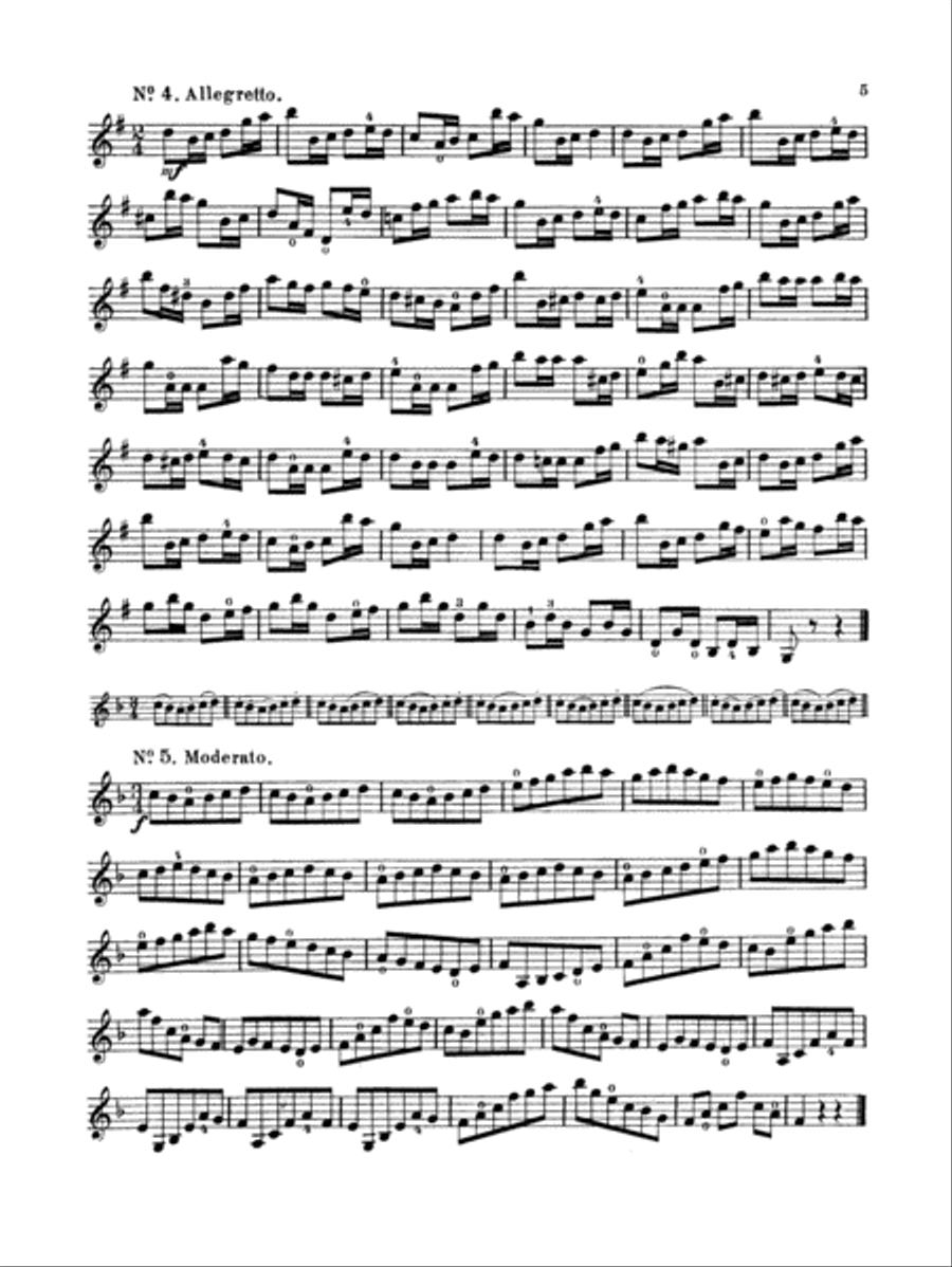 Wohlfahrt: Sixty Studies, Op. 45, Volume I (Nos. 1-30) Part scores gallery preview page 5