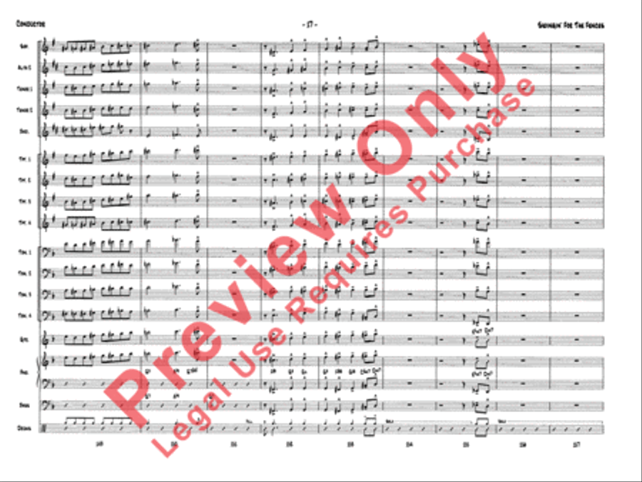 Swingin' for the Fences Jazz Ensemble scores gallery preview page 19