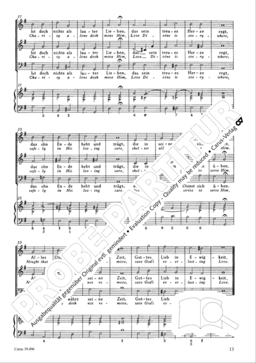 Triumph, O heavens (Jauchzet, ihr Himmel) SA scores gallery preview page 14