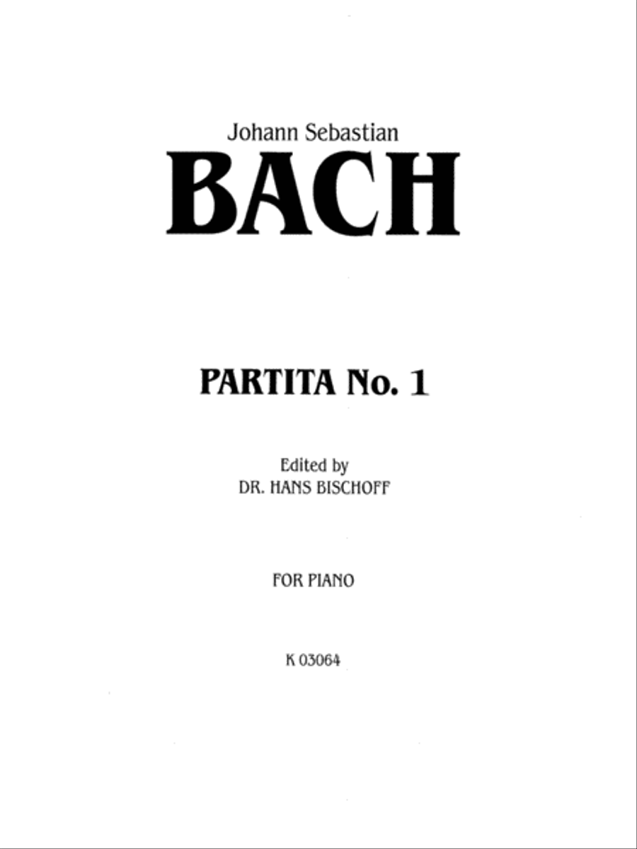 Partita No. 1 in B-flat Major Small Ensemble scores gallery preview page 2