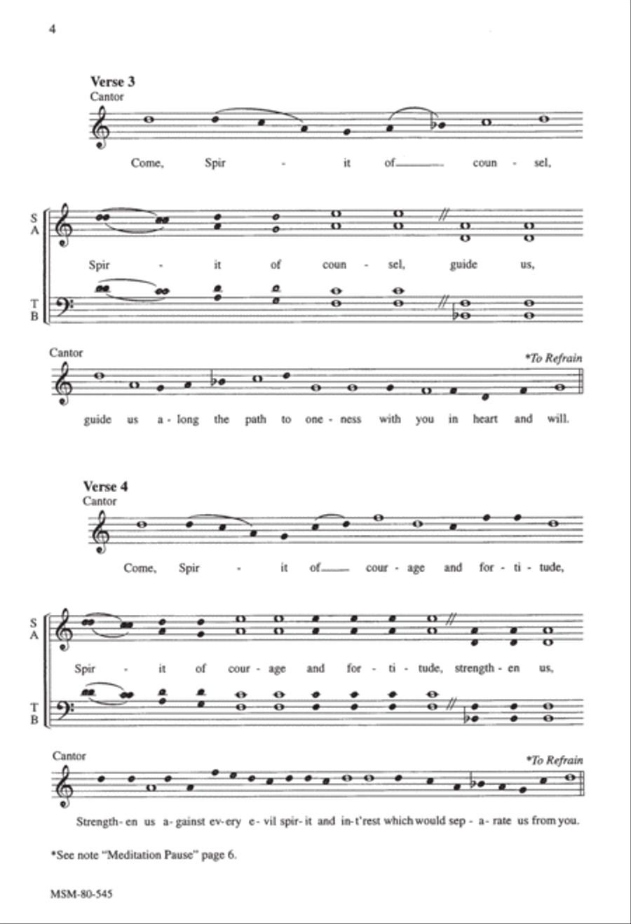 Fan into a Flame Fan into a Flame 4-Part scores gallery preview page 4