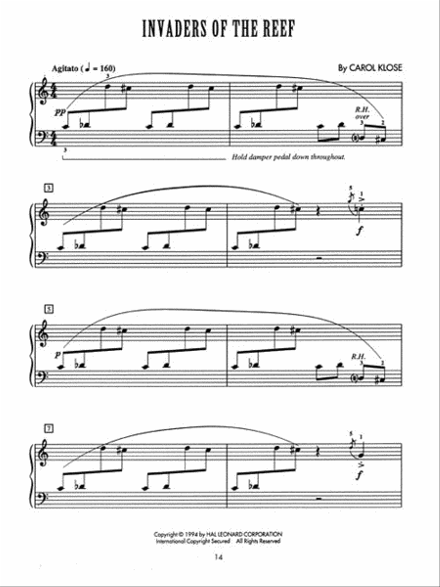 Coral Reef Suite Piano Method scores gallery preview page 7