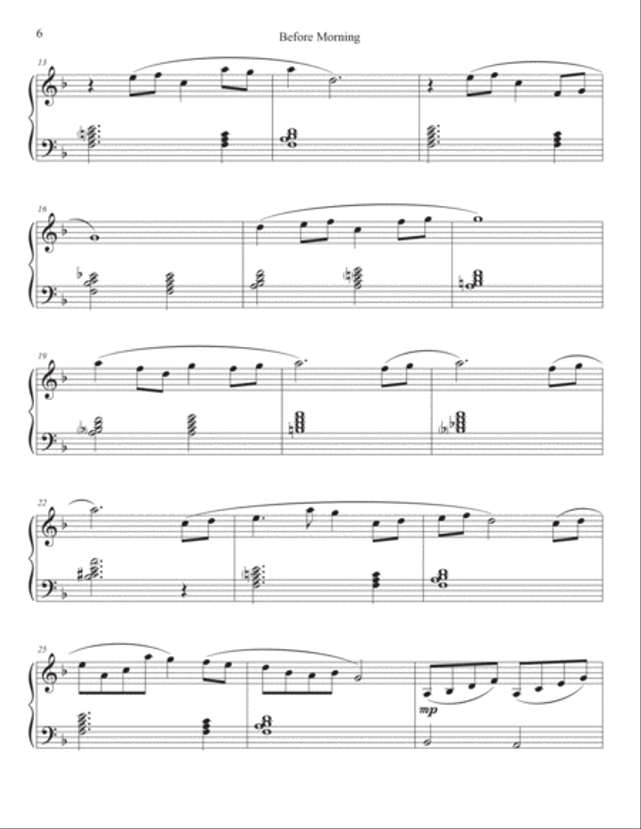 Mysteries of Summer Piano Book Piano Solo scores gallery preview page 6