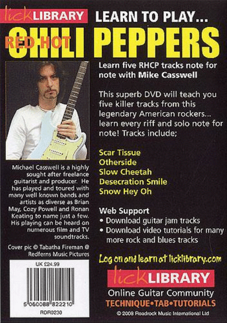 Learn To Play Red Hot Chili Peppers Guitar scores gallery preview page 2