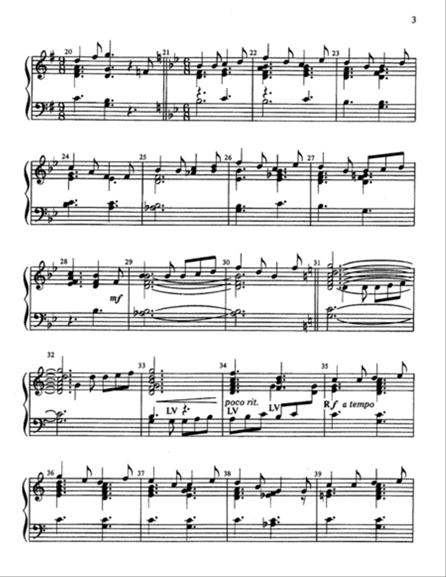 I Saw Three Ships 2-Octaves scores gallery preview page 3