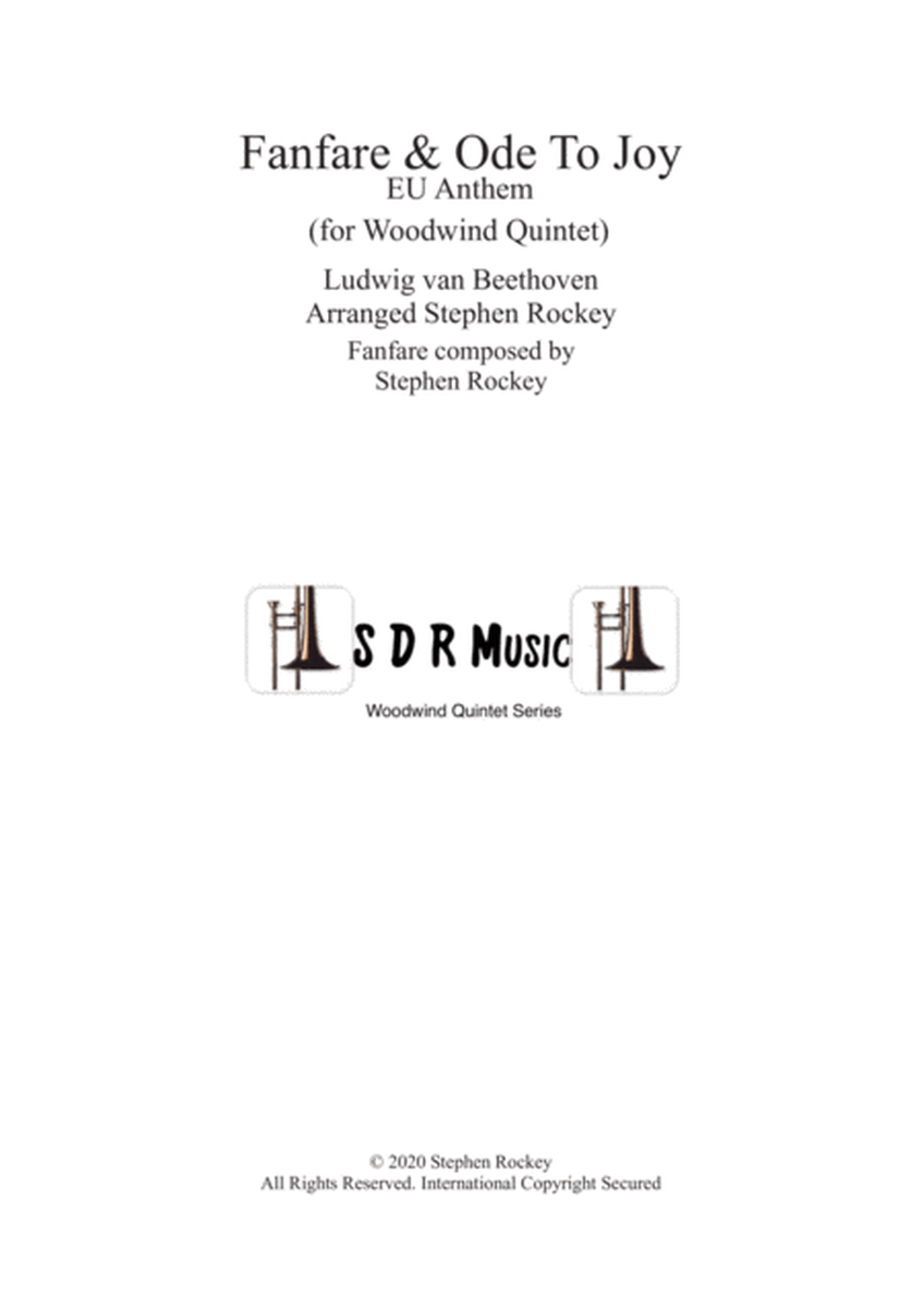Fanfare and Ode To Joy for Woodwind Quintet image number null