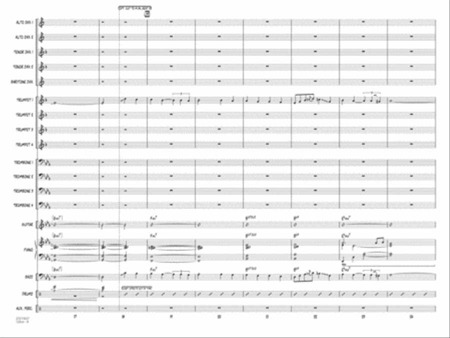 Ojítos (Little Eyes) - Conductor Score (Full Score) Jazz Ensemble scores gallery preview page 6
