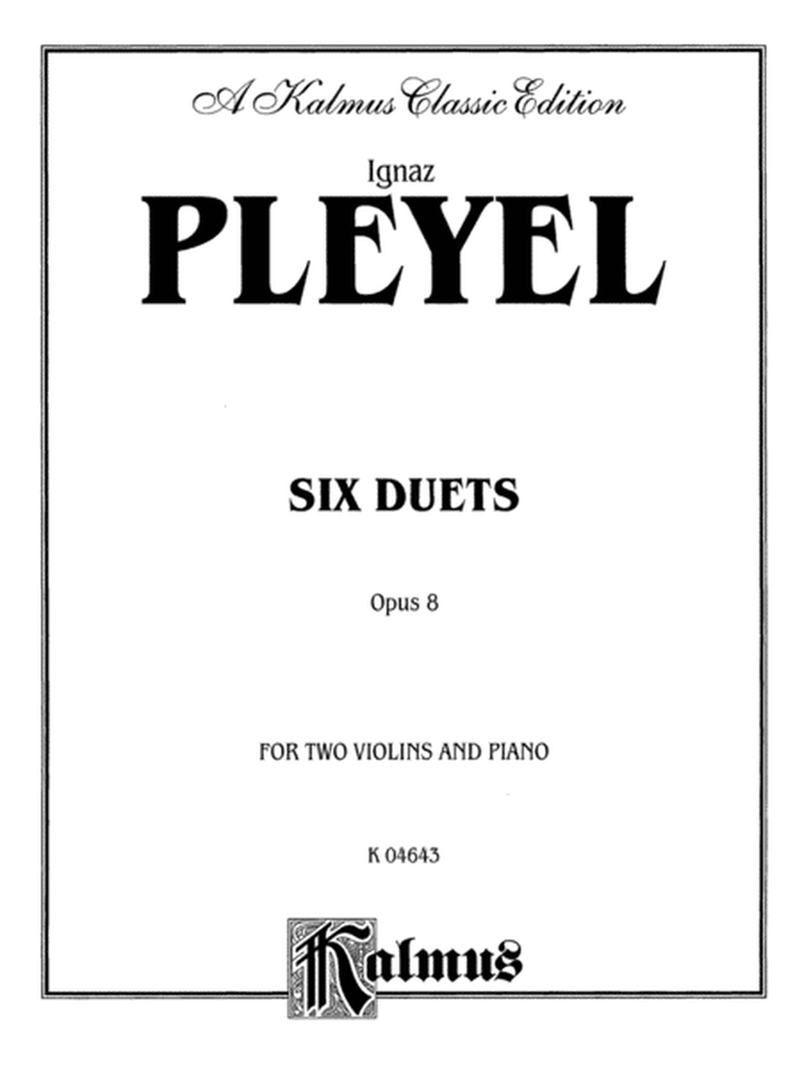 Duets, Op. 8