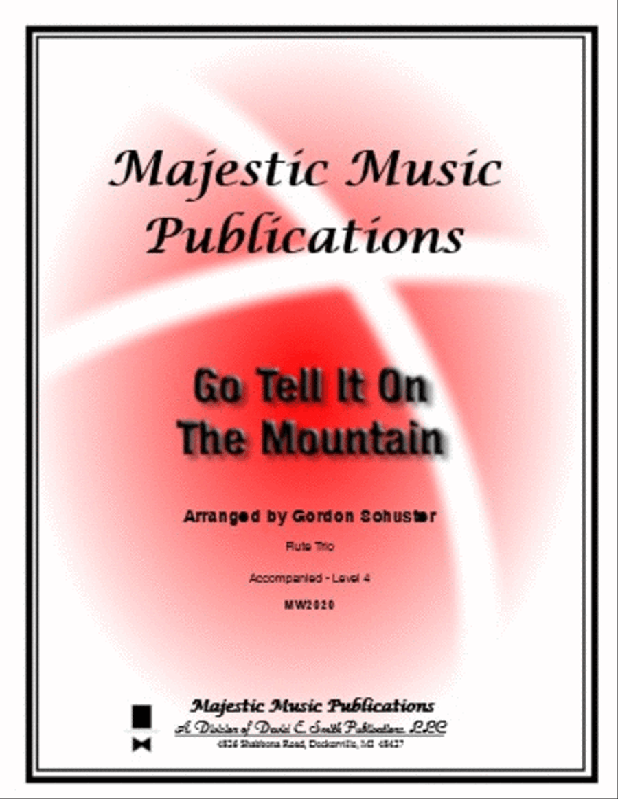 Go Tell It On the Mountain Flute Trio scores gallery preview page 1