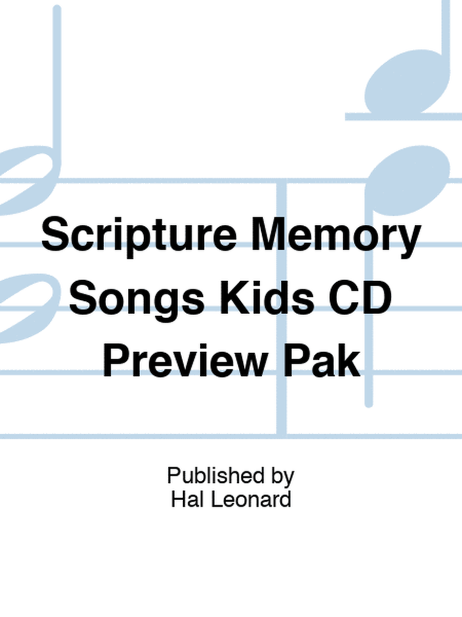 Scripture Memory Songs Kids CD Preview Pak