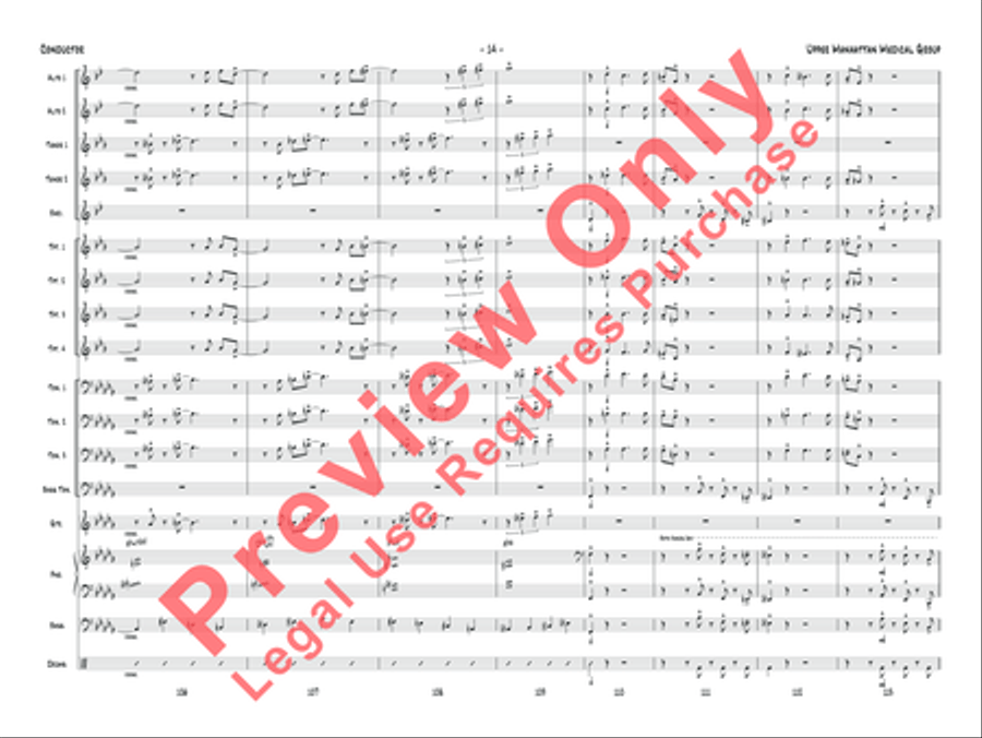 Upper Manhattan Medical Group Jazz Ensemble scores gallery preview page 15