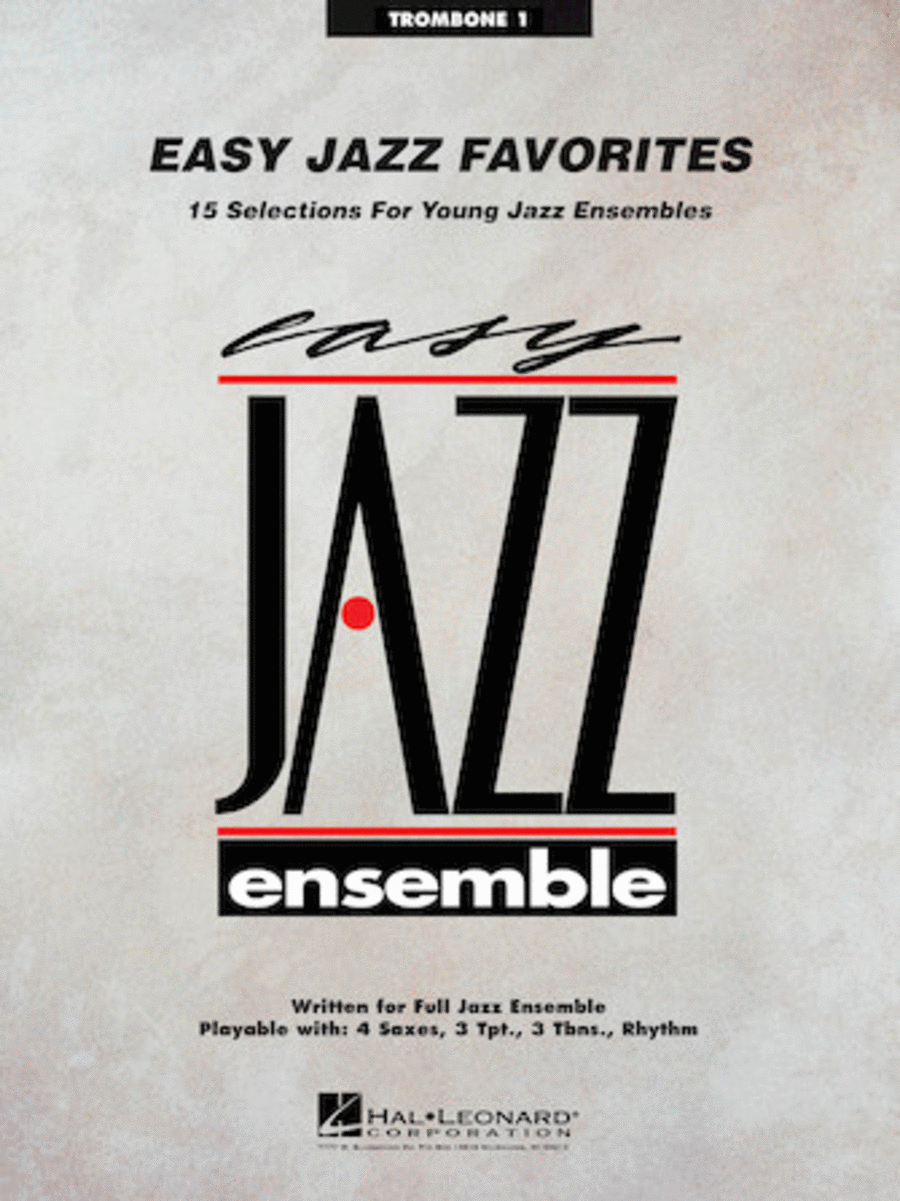 Easy Jazz Favorites – Trombone 1 Jazz Ensemble scores gallery preview page 1