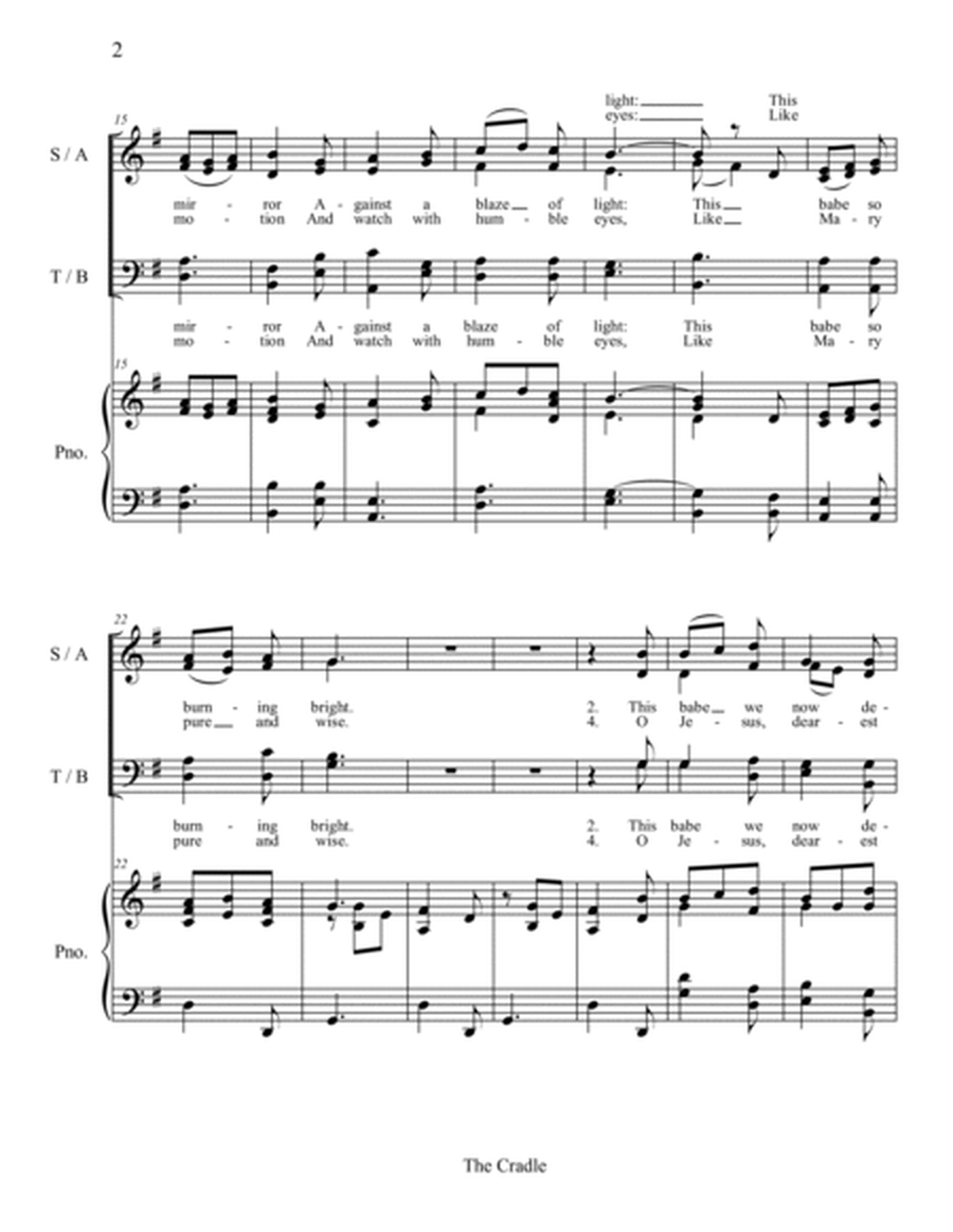 The Cradle (SATB) image number null