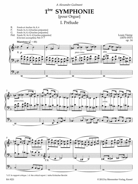 First Symphony, op. 14 (1899)
