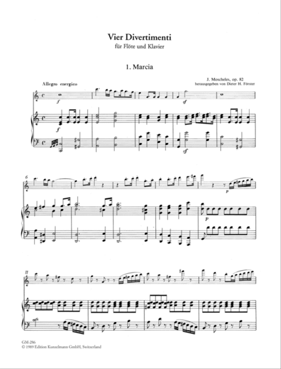 4 Divertimenti Flute Solo scores gallery preview page 2