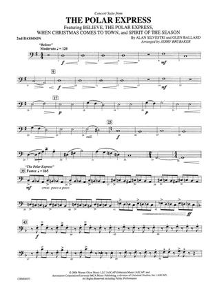 The Polar Express, Concert Suite from: 2nd Bassoon
