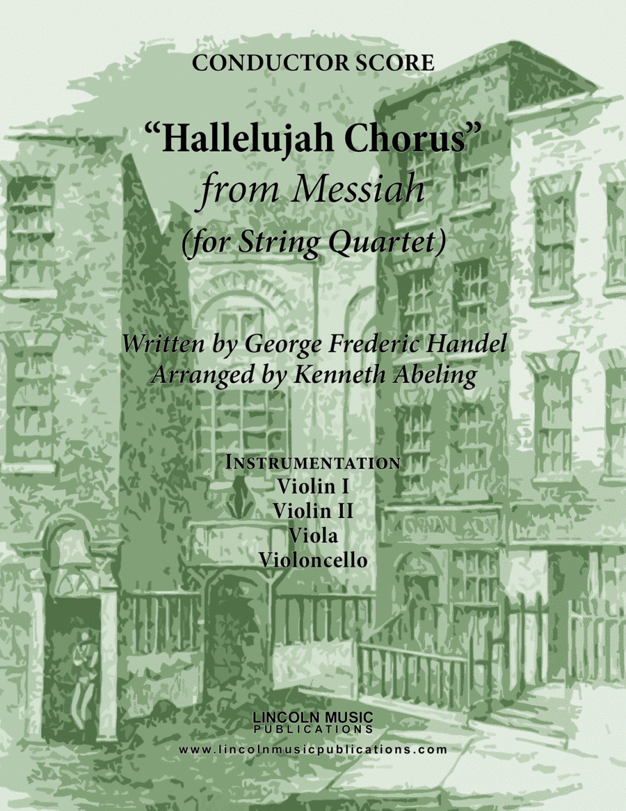Handel - Hallelujah Chorus from Messiah (for String Quartet) String Quartet scores gallery preview page 1