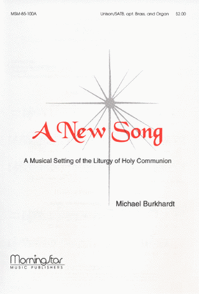 Book cover for A New Song (Choral Score)