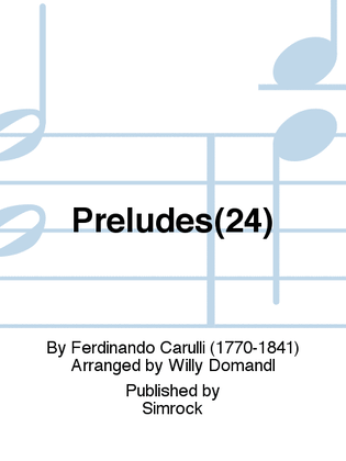 Book cover for 24 Preludes