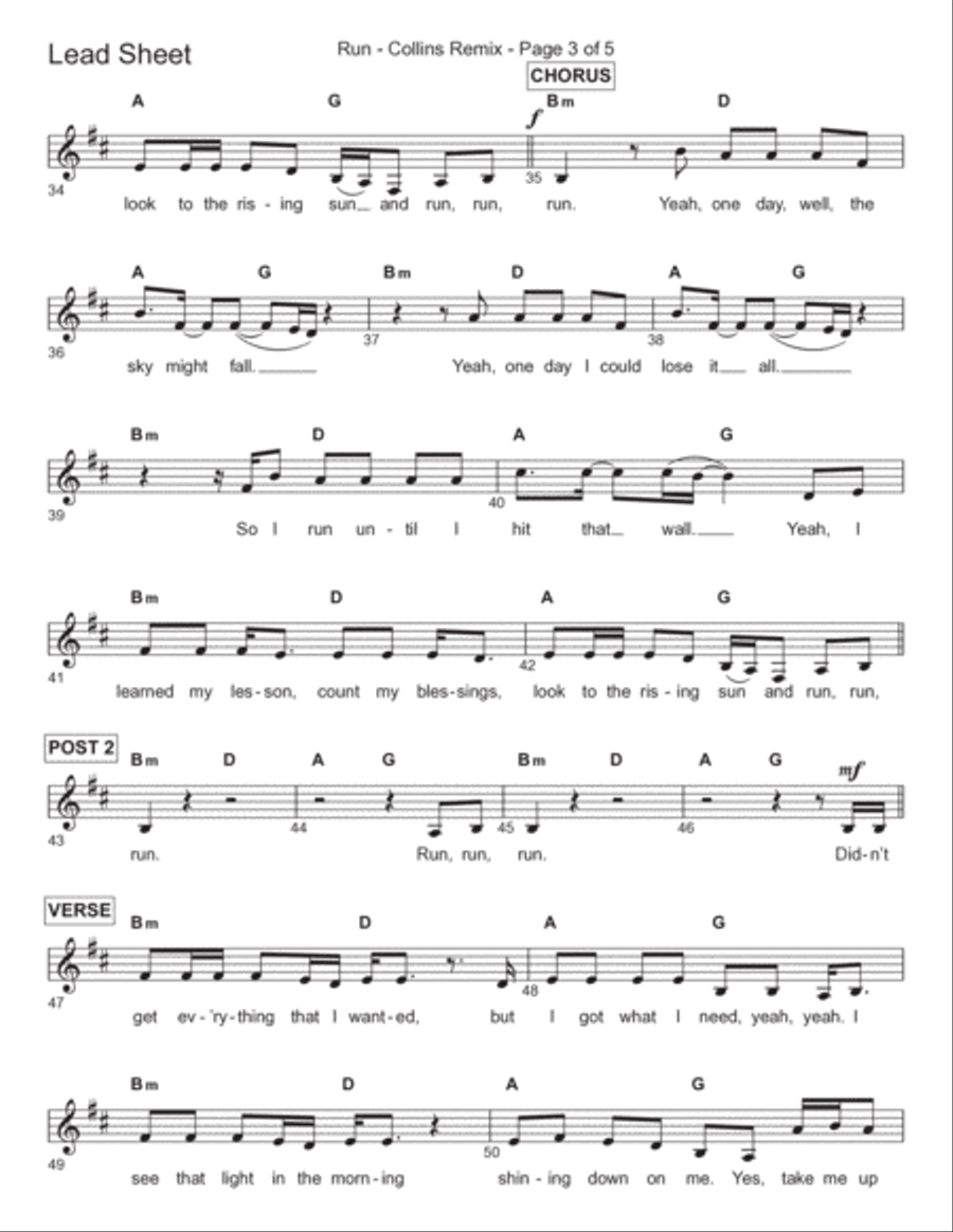 Run Run Piano scores gallery preview page 3