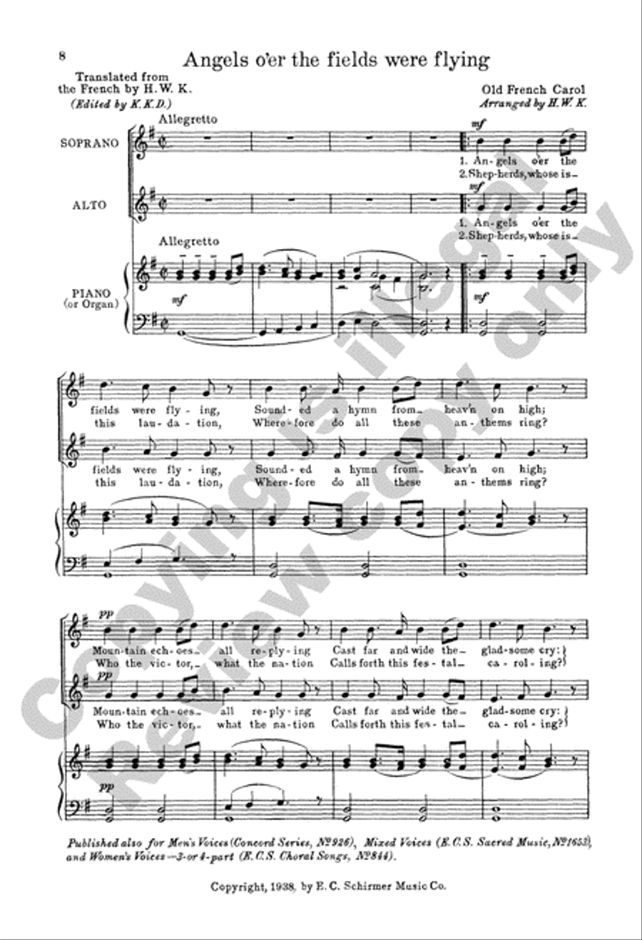 The Green Hill Junior Choir and Duet Book Choir scores gallery preview page 5