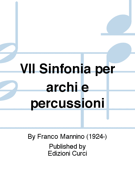 VII Sinfonia per archi e percussioni