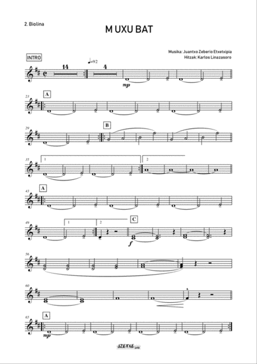 MUXU BAT (Parts) Full Orchestra scores gallery preview page 3