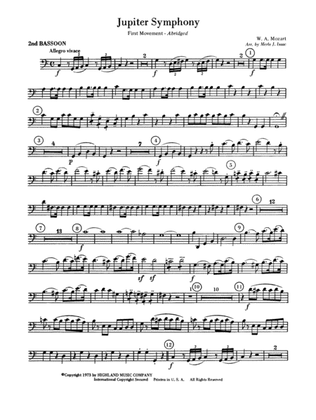 Jupiter Symphony, 1st Movement: 2nd Bassoon