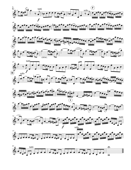 Violin Concerto in a minor F1 #183 (Violin part only) image number null