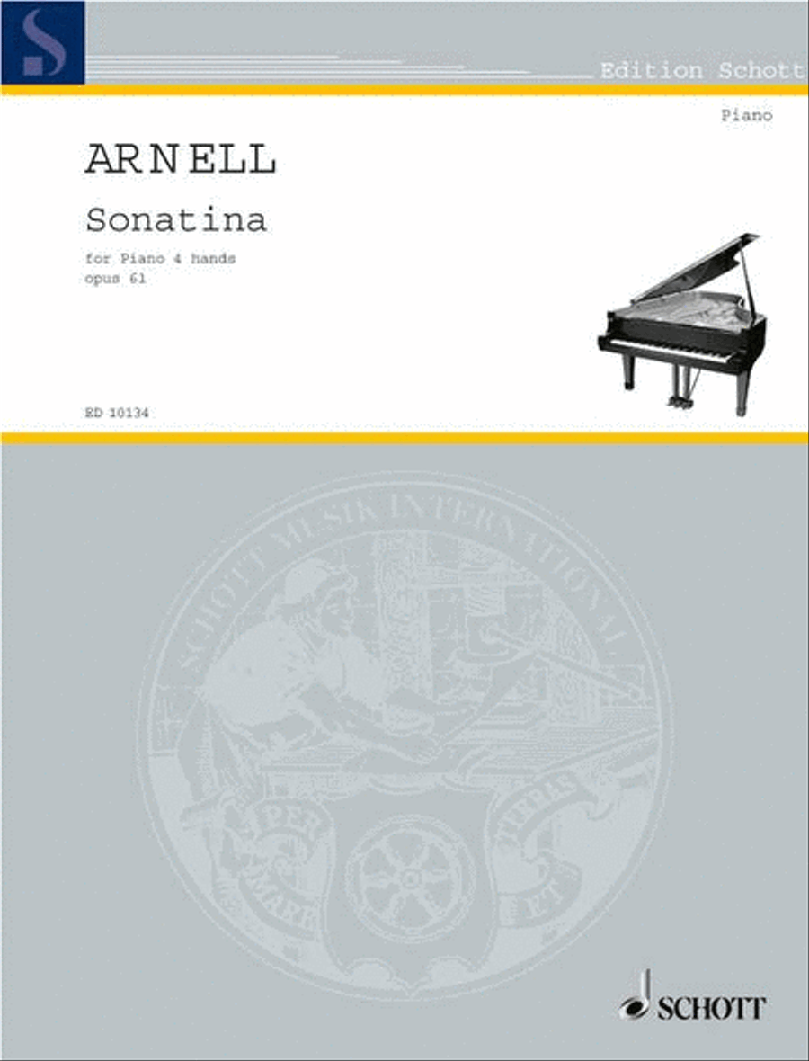 Arnell Sonatina Pft 4h Piano Duet scores gallery preview page 1