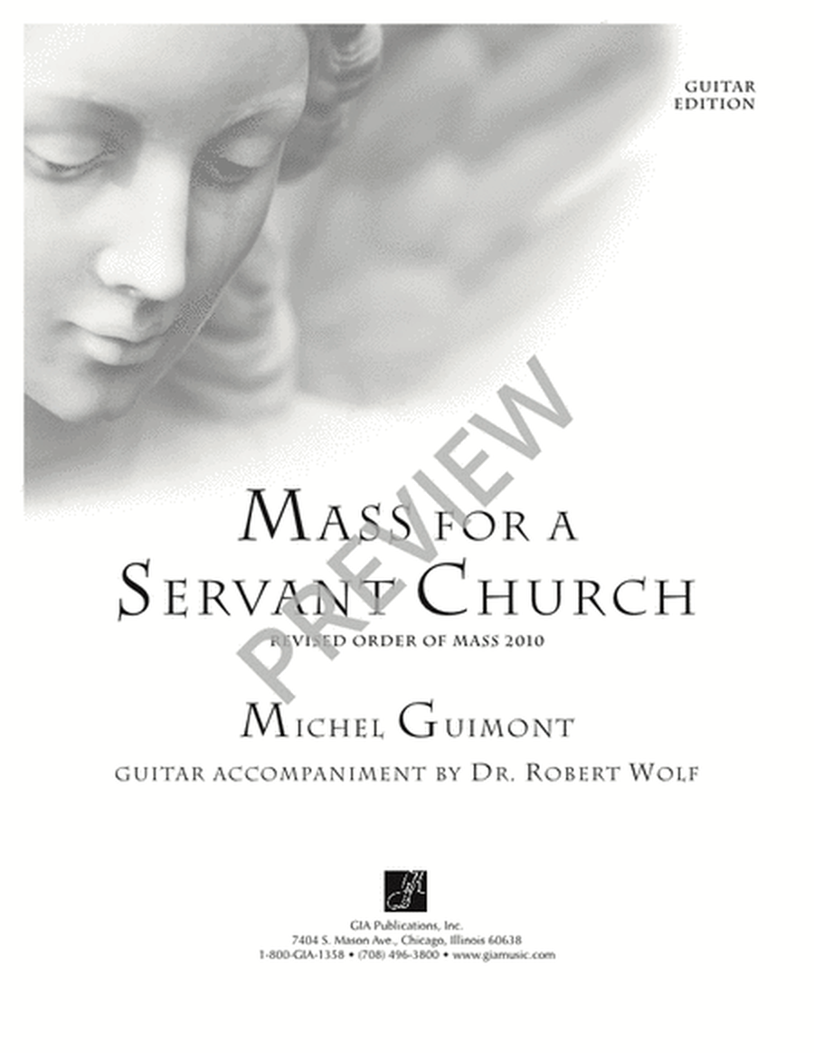 Mass for a Servant Church - Guitar edition